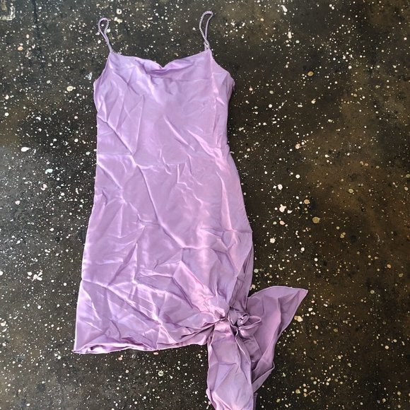 Cinq a Sept Rhinestone Ryder Dress Orchid Pastel Purple - Picture 10 of 11